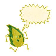 retro cartoon flame spirit