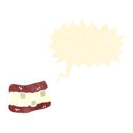 retro cartoon false teeth