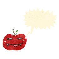 retro cartoon vampire apple N2