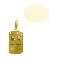 retro cartoon mustard bottle N2