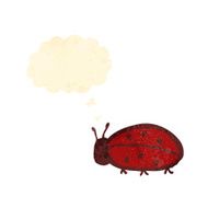 retro cartoon ladybug N4