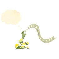 hissing snake cartoon N44
