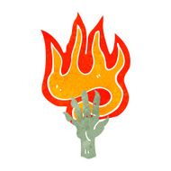 flaming hand symbol N12