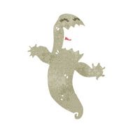 retro cartoon spooky ghost N2