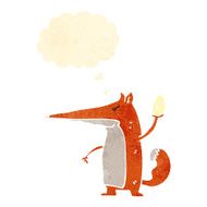 retro cartoon fox N6