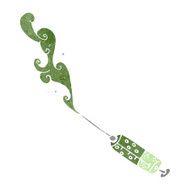retro cartoon medical needle