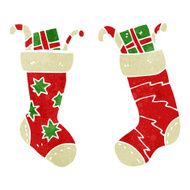 retro cartoon christmas stockings N2