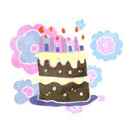 retro cartoon birthday cake N4
