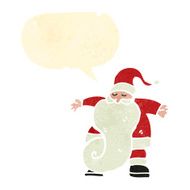 retro cartoon santa N3