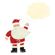 retro cartoon santa N4