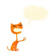 retro cartoon cat N14
