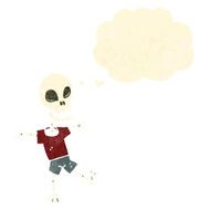 funny cartoon skeleton N3