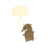 retro cartoon shrew