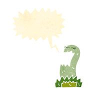 retro cartoon ghost with speech bubble N10