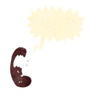 retro cartoon angry kidney