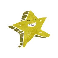 retro cartoon dancing star N2