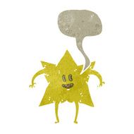 retro cartoon talking star N2