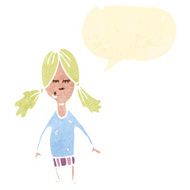 cartoon blond woman N18