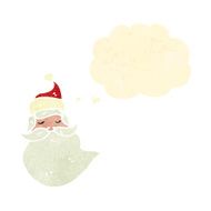 Cartoon Santa Claus Face N17