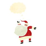 cartoon dancing santa N16