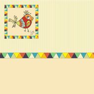 background with bird parrot N12