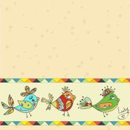 background with bird parrot N13