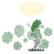 cartoon ghost rising from grave N53