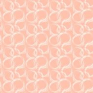 Seamless pattern with abstract circle doodle ornament N2
