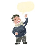 cartoon singing man N23