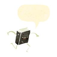 retro cartoon running book