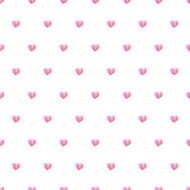 Heart seamless vector background