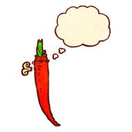 retro cartoon chili pepper N5