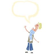 cartoon singing man N25
