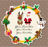 cartoon xmas card N6