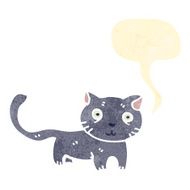 retro cartoon cat N16
