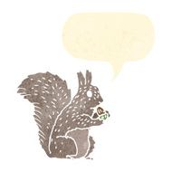 retro cartoon squirrel N2