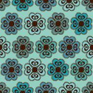 Seamless pattern of flowers N4