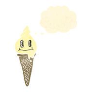 Cartoon Ice Cream Cone N72