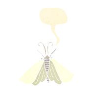 retro cartoon moth N3