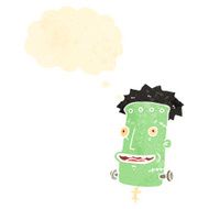 cartoon frankenstein monster head N6