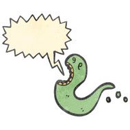 retro cartoon ghost with speech bubble N14