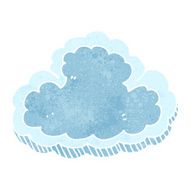 retro cartoon cloud N13
