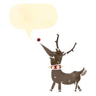retro cartoon reindeer N11