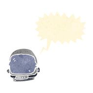retro cartoon astronaut helmet N3