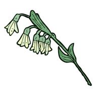 retro cartoon flowers N2