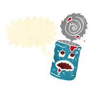 retro cartoon crazy food can N2