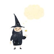 retro cartoon witch