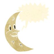 retro cartoon cresent moon N2