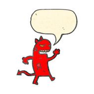 angry little devil cartoon