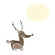 retro cartoon reindeer N15